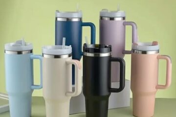 40oz Stainless Steel Tumbler with Straw